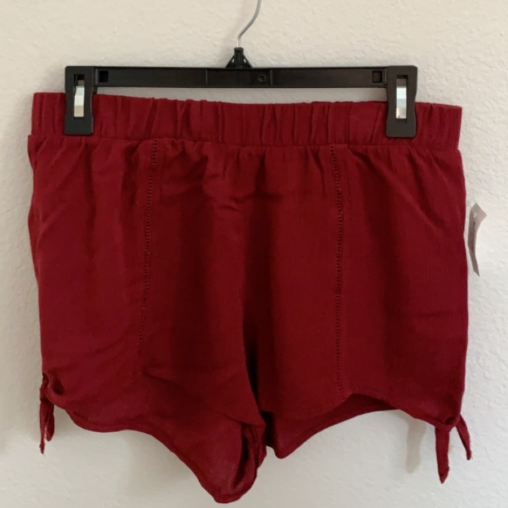 Burgundy Shorts